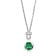 Viventy 783798 Women's Silver Necklace with a Green Stone Image 1