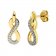 Viventy 784324 Ohrringe für Damen Gold auf Silber 925 Zirkonia-Ohrhänger Bild 1