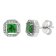 Viventy 784274 Ladies' Earrings Silver with Green Stone Image 1