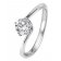 Viventy 780521 Engagement Ring 925 Sterling Silver Cubic Zirconia Image 1