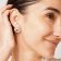 Viventy 785524 Women's Stud Earrings Silver Ice Matted Image 2