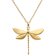 Viventy 787072 Women's Necklace Dragonfly Gold Tone Image 3