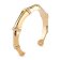 Guess JUBB05161JWYGL Women's Bangle Bamboo Gold Tone L 3