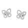 Guess JUBE05114JWRH Damen-Ohrringe Ohrstecker Lily Schmetterling 1
