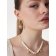 Guess JUBE05127JWYG Damen-Ohrringe Creolen Logo Charm Muschel 3