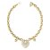 Guess JUBN05205JWYG Damen-Kette Pavée Herzen Goldfarben 1