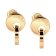Guess JUBE05221JWYG Damen-Ohrringe Two Links Pavée Goldfarben 3