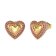 Guess JUBE05008JWYGPK Damen-Ohrringe Ohrstecker Herz Goldfarben/Weiß 1