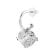 Guess JUBE05477JWRHT/U Women's Hoop Earrings Heart 3