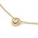 Guess JUBN05377JWYGT/U Women's Necklace Coin Pave Gold Tone 2
