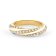 Guess JUBR05384JWYGWH Women's Ring Enamel Twisted White/Gold 2