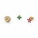 Guess JUBE06038JWYGMCT/U Damen-Ohrringe 3er-Set Goldfarben 1