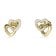 Guess JUBE06015JWYGT/U Damen-Ohrringe Ohrstecker Herzen Goldfarben 1