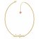 Guess JUBN70049JW Ladies' Necklace Dream & Love Gold Tone Image 1