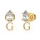 Guess JUBE02151JWYG Damen-Ohrringe Logo & Drop Goldfarben Bild 1