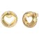 Guess JUBE03341JWYGT Women's Stud Earrings Heart Gold Tone Image 1