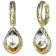 Guess JUBE03389JWYGT Women's Earrings Gold Tone Crystal Drop Image 1