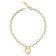 Guess JUBN04268JWYGT Women's Necklace Heart Lock Chain Gold Tone Image 1