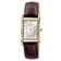 Dugena 7000121-2 Damen-Armbanduhr Quadra Artdeco Goldfarben Bild 1