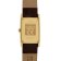 Dugena 7000121-2 Damen-Armbanduhr Quadra Artdeco Goldfarben Bild 3