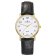 Dugena 2170996-1 Men's Watch Zenit Gold Tone Black Leather strap Image 1