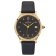 Dugena 4461086 Women's Watch Florence Leather Strap Black / Gold Image 1