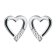 Hot Diamonds DE110 Women's Stud Earrings Silver Romantic Image 1
