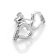 Hot Diamonds DE110 Women's Stud Earrings Silver Romantic Image 2