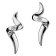 Hot Diamonds DE221 Women's Stud Earrings Silver Sensual Image 1