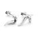 Hot Diamonds DE221 Women's Stud Earrings Silver Sensual Image 2