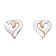 Hot Diamonds DE546 Women's Earrings Hearts Rose Gold Plated Silver Sure Image 1