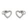 Hot Diamonds DE605 Women's Earrings Silver Togetherness Open Heart Image 1