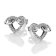 Hot Diamonds DE605 Women's Earrings Silver Togetherness Open Heart Image 2