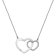 Hot Diamonds DN128 Women's Necklace Silver Striking Heart Image 1