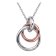 Hot Diamonds DP373 Women's Necklace Silver Two-Colour Eternal Image 1