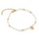Hot Diamonds DL647 Women's Pearl Bracelet Gold Plated Silver HD X JJ Calm Lunar Image 2