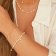 Hot Diamonds DL647 Women's Pearl Bracelet Gold Plated Silver HD X JJ Calm Lunar Image 3