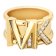 Michael Kors MKJ7836710 Ladies' Ring Gold Tone Image 2