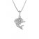 trendor 48801 Halskette für Frauen mit Delfin-Anhänger 925 Silber Bild 1