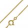 trendor 41635 Box Chain Necklace for Women and Men 333 Gold, 1,2 mm Image 1