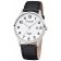 Regent F-1241 Men's Watch with Leather Strap Black/White Image 1