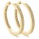 Leonardo 024909 Women's Hoop Earrings Jasmin Gold Tone 2