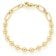 Leonardo 024925 Damen-Armband Dotty Goldfarben Clip & Mix 1