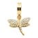 Leonardo 024964 Damen-Anhänger Elisabeth Libelle Goldfarben Clip & Mix 1
