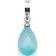 Leonardo 024969 Damen-Anhänger Lizzy Blau Clip & Mix 1