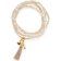 Leonardo 024897 Damen-Halskette Donna Sandfarben 80 cm 2