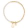 Leonardo 026293 Damen-Armband Monia You & Me Ciao Goldfarben/Perle 1