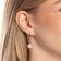 Leonardo 026890 Damen-Ohrringe Creolen Selora gold weiß 3