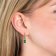 Leonardo 023209 women's Hoop Earrings Susa Gold Tone Image 3