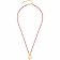 Leonardo 023228 Ladies Necklace Anka Gold Plated Stainless Steel with Garnet Image 2